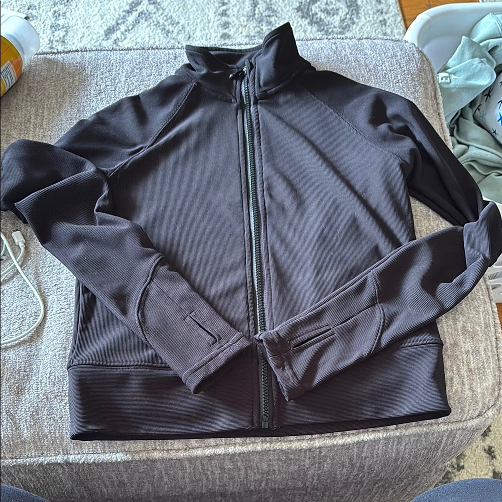 Woman’s  Black zip upJacket